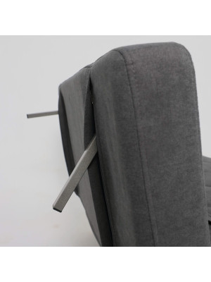 Кресло-кровать DiArt Элли 80 графит/бук сзади