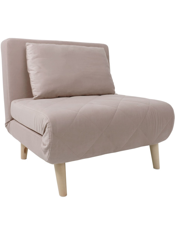 Кресло-кровать DiArt Элли 80 пыльная роза/бук