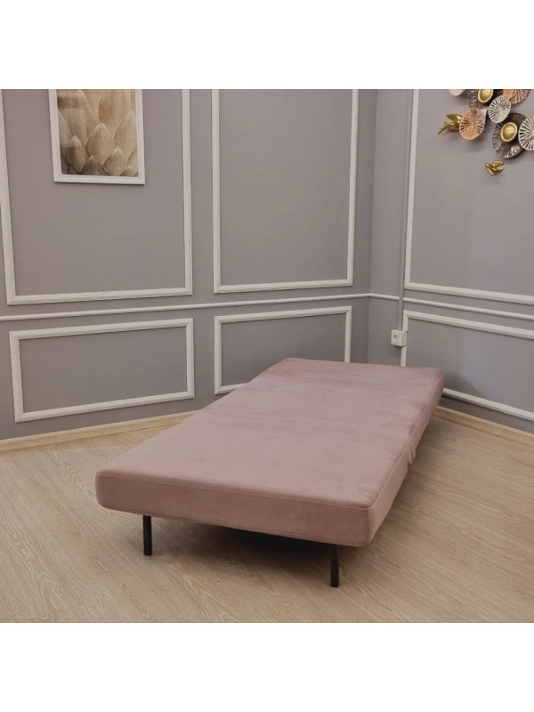 Кресло-кровать DiArt Элли 80 пыльная роза/бук в интерьере (1)