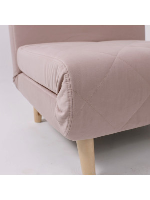 Кресло-кровать DiArt Элли 80 пыльная роза/бук вблизи
