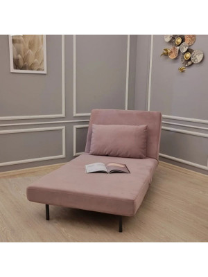 Кресло-кровать DiArt Элли 80 пыльная роза/бук в интерьере