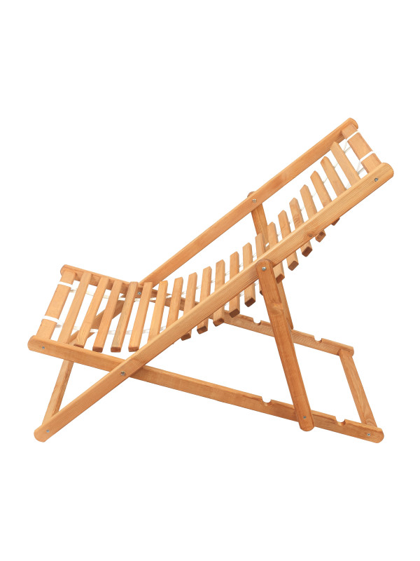 Шезлонг Фабрика деревянных изделий Dyatel сиденье из дерева дуб сбоку