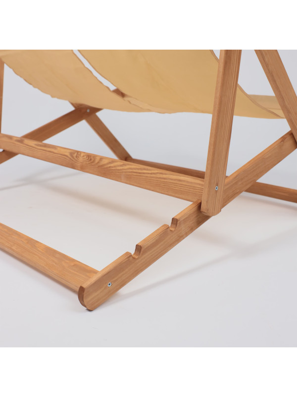 Шезлонг двойной Фабрика деревянных изделий Dyatel сиденье из ткани дуб регулировка спинки