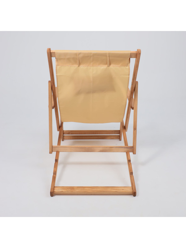 Шезлонг с подлокотниками Фабрика деревянных изделий Dyatel сиденье из ткани дуб сзади