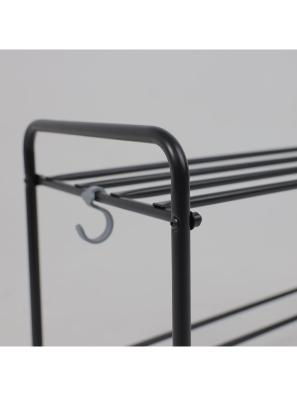 Полка для обуви ЗМИ альфа 22 черный под углом