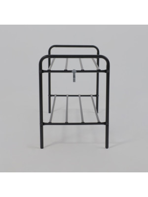 Полка для обуви ЗМИ альфа 22 черный сбоку