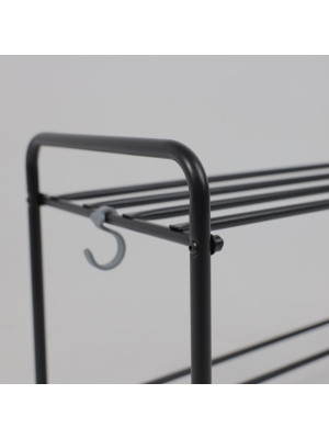 Полка для обуви ЗМИ альфа 22 черный под углом