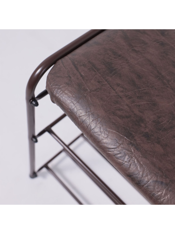 Полка для обуви ЗМИ Альфа 23 коричневый сверху