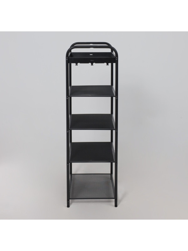 Полка для обуви ЗМИ Верона 15 черный сбоку