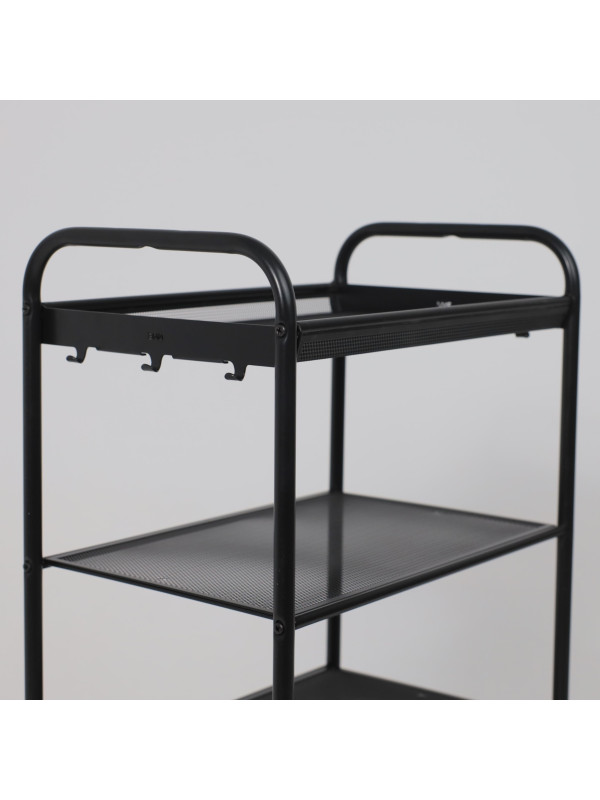 Полка для обуви ЗМИ Верона 15 черный под углом