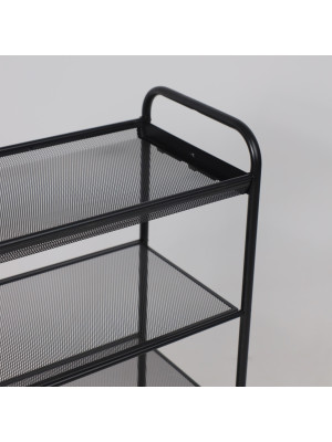 Полка для обуви ЗМИ Верона 15 черный сверху