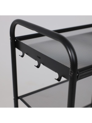 Полка для обуви ЗМИ Верона 15 черный вблизи