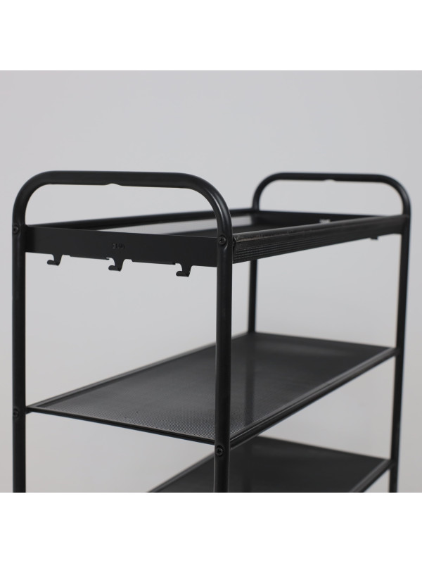 Полка для обуви ЗМИ Верона 25 черный под углом