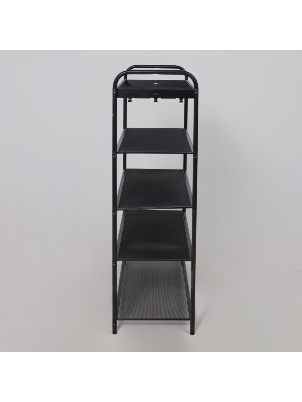 Полка для обуви ЗМИ Верона 25 черный сбоку