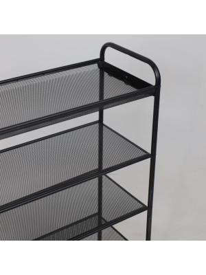 Полка для обуви ЗМИ Верона 25 черный сверху