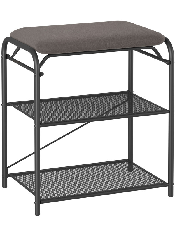 Банкетка ЗМИ Гранада 13 серый/черный