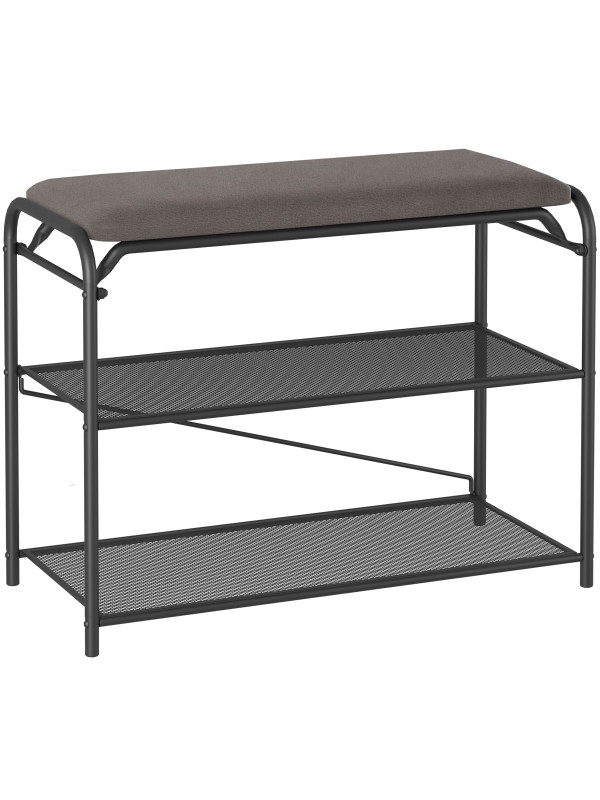 Банкетка ЗМИ Гранада 23 серый/черный