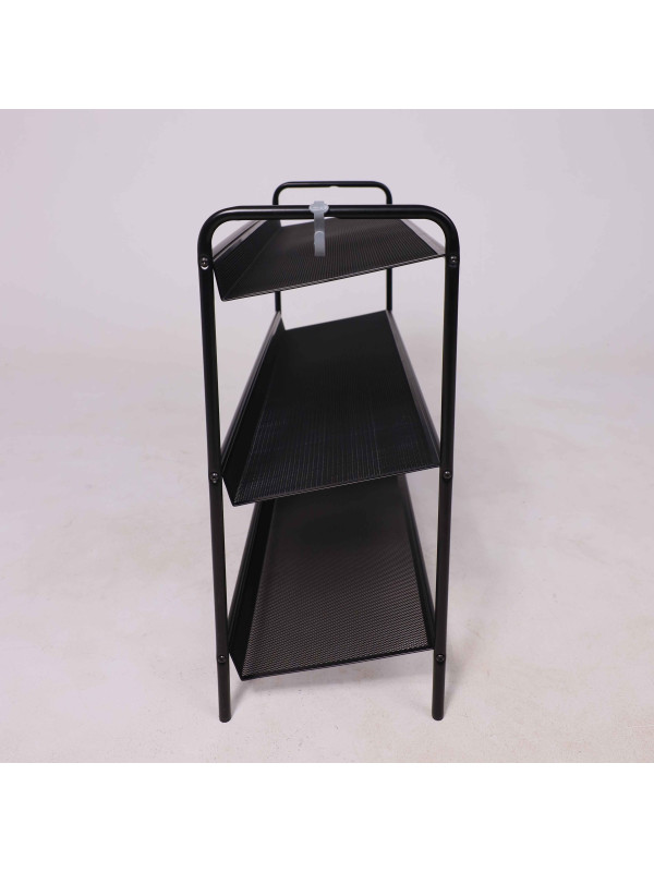 Полка для обуви ЗМИ Женева 33 черный сбоку