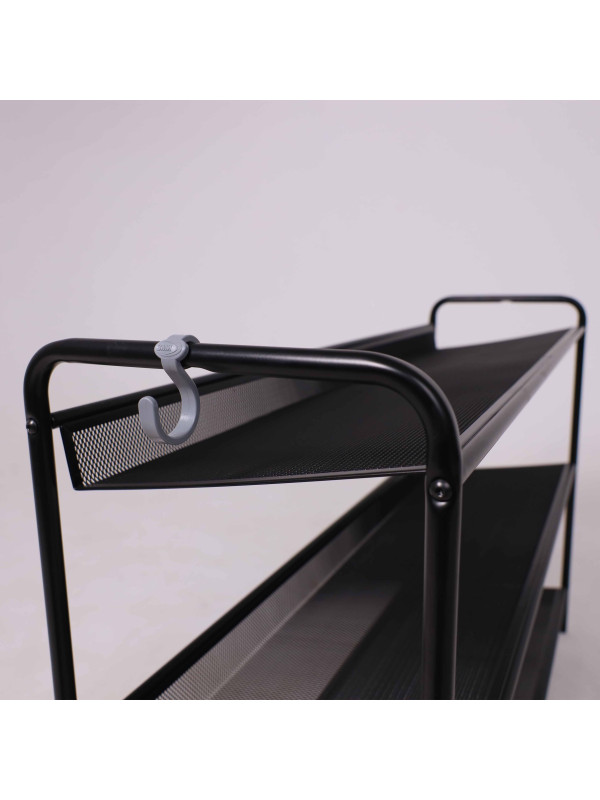 Полка для обуви ЗМИ Женева 33 черный вблизи