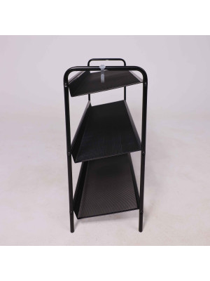 Полка для обуви ЗМИ Женева 33 черный сбоку