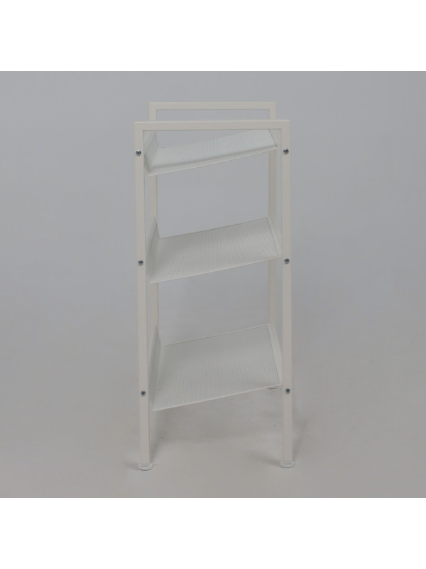 Полка для обуви ЗМИ Торонто 12 белый сбоку