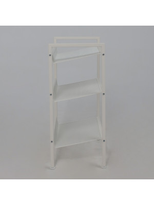 Полка для обуви ЗМИ Торонто 12 белый сбоку