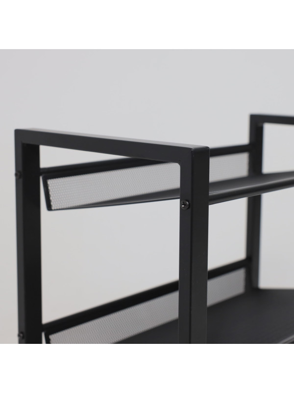 Полка для обуви ЗМИ Торонто 13 черный вблизи