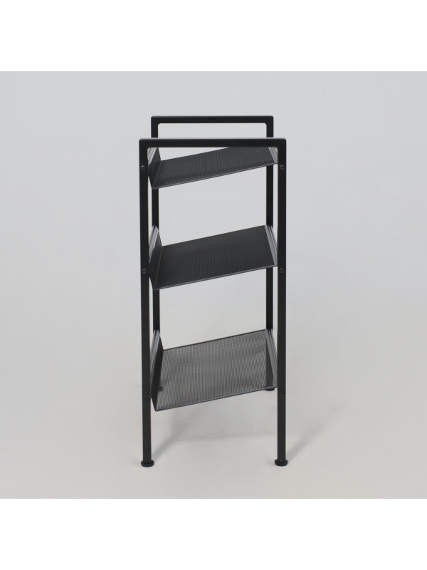 Полка для обуви ЗМИ Торонто 13 черный сбоку