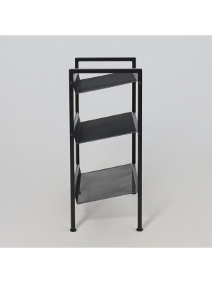 Полка для обуви ЗМИ Торонто 13 черный сбоку