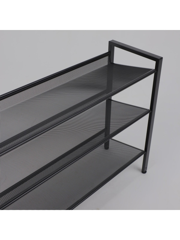 Полка для обуви ЗМИ Торонто 33 черный сверху