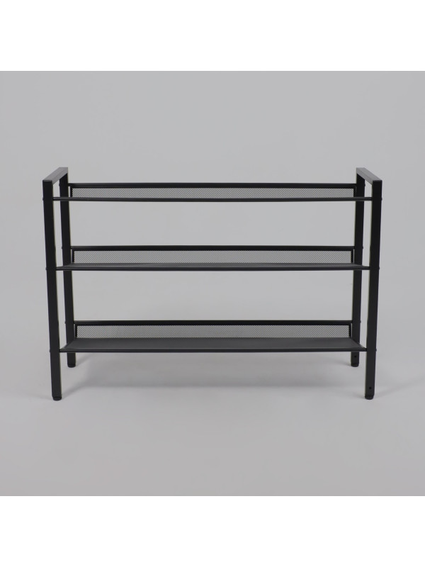 Полка для обуви ЗМИ Торонто 33 черный спереди