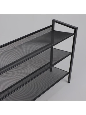 Полка для обуви ЗМИ Торонто 33 черный сверху