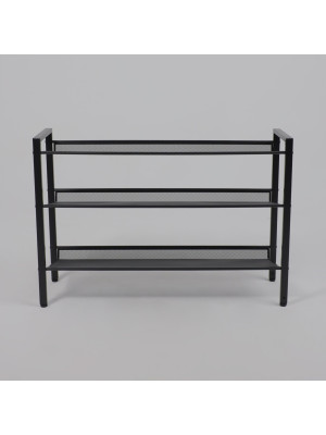 Полка для обуви ЗМИ Торонто 33 черный спереди