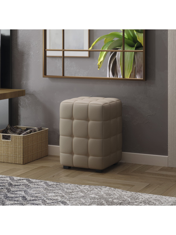Пуф ТриЯ Аристо бежевый в интерьере