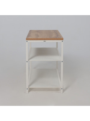 Скамья ЗМИ Торонто 23Л бежевый/белый сбоку