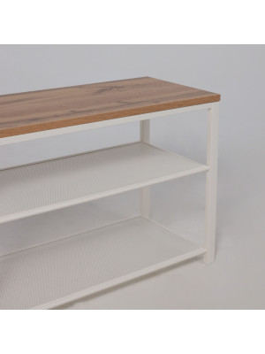 Скамья ЗМИ Торонто 23Л бежевый/белый под углом