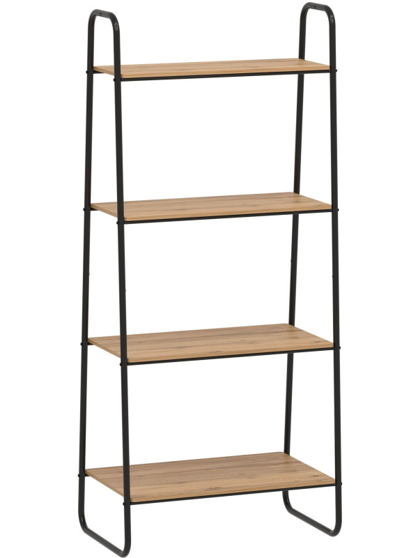 Стеллаж ЗМИ Скандинавия 24 дерево/черный