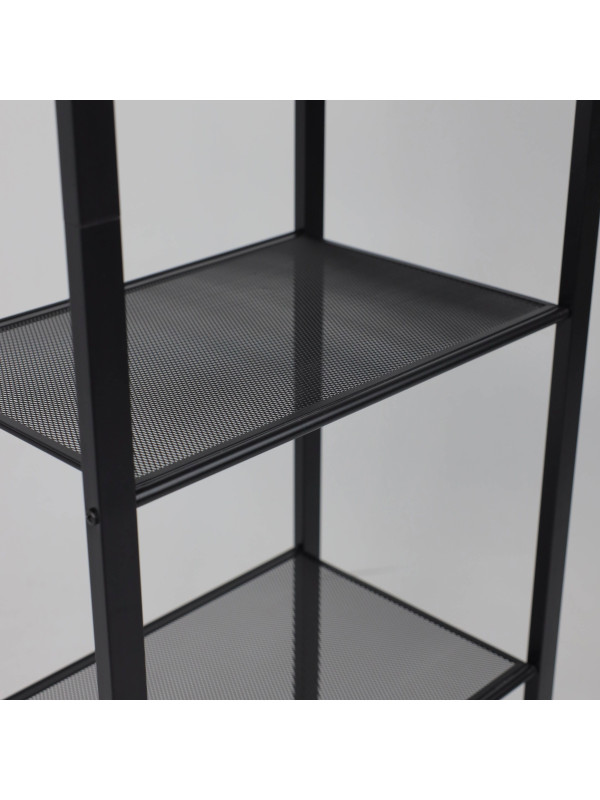 Стеллаж ЗМИ Торонто 15 дерево/черный полка