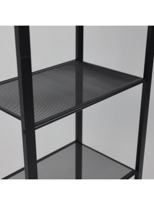 Стеллаж ЗМИ Торонто 15 дерево/черный полка