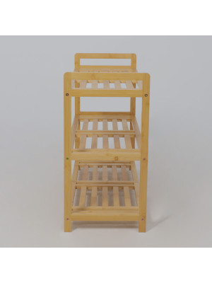 Стеллаж AksHome Violet бамбук сбоку