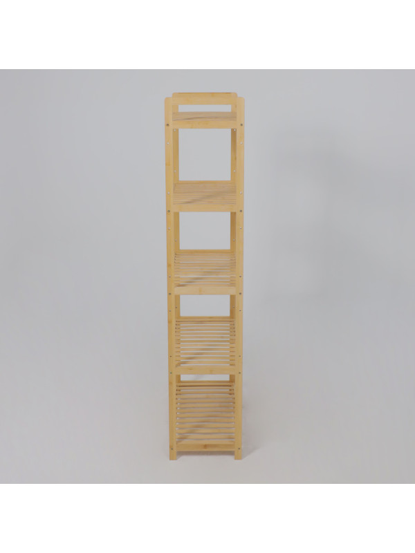 Стеллаж AksHome Violet-3 бамбук сбоку