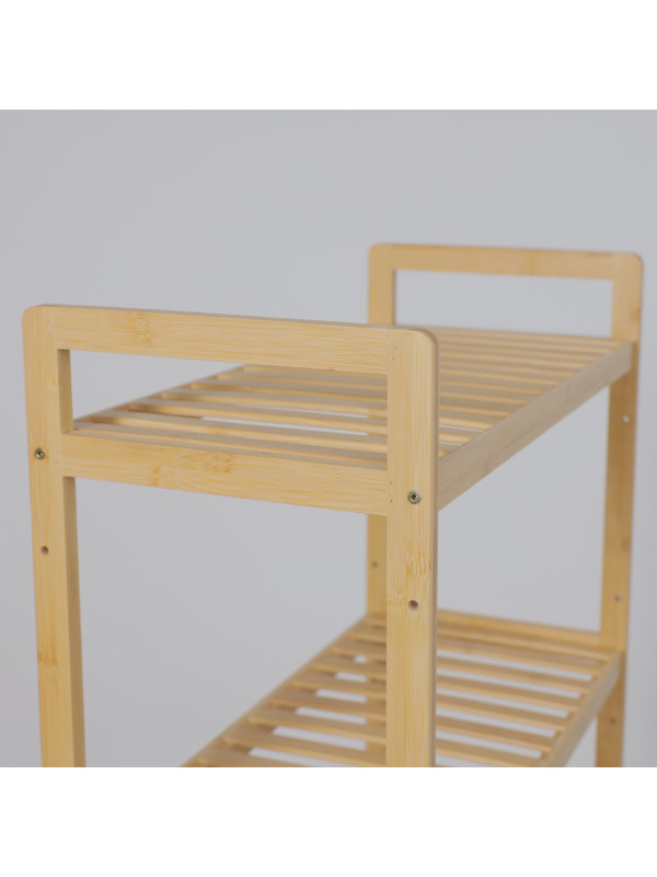 Стеллаж AksHome Violet-3 бамбук вблизи