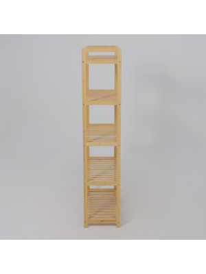 Стеллаж AksHome Violet-3 бамбук сбоку