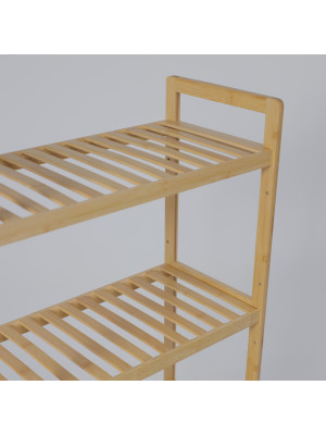 Стеллаж AksHome Violet-3 бамбук сверху