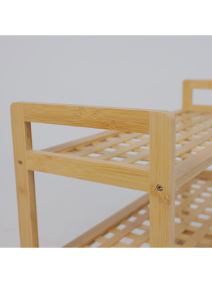 Стеллаж AksHome Vivid бамбук спереди