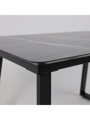 Кухонный стол Lepremo AV 1208 Черный тунис/черный вблизи