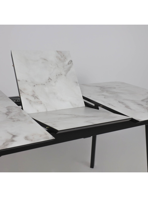 Кухонный стол Lepremo AV 1209 Виктори натуральный/черный раздвижной механизм (1)