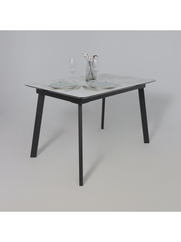 Кухонный стол Lepremo AV 1209 Виктори натуральный/черный в интерьере