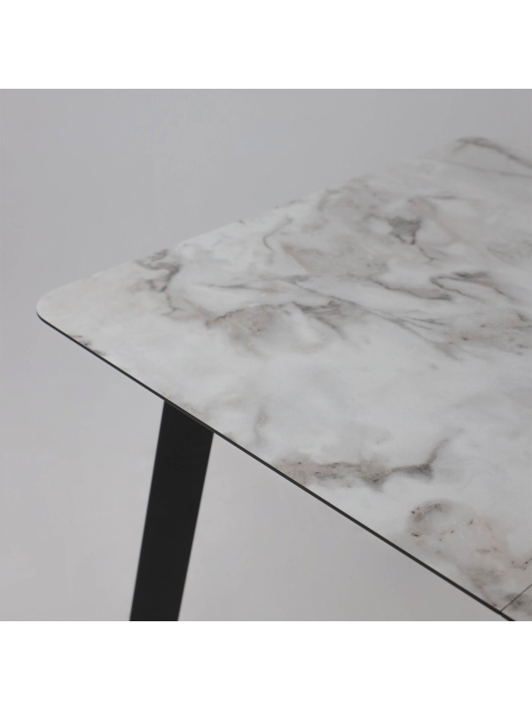 Кухонный стол Lepremo AV 1209 Виктори натуральный/черный сверху