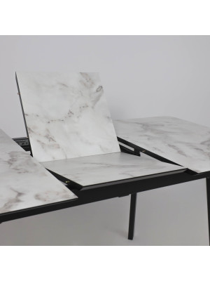 Кухонный стол Lepremo AV 1209 Виктори натуральный/черный раздвижной механизм (1)